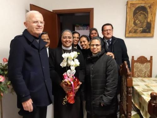 visit to the sisters in Italy